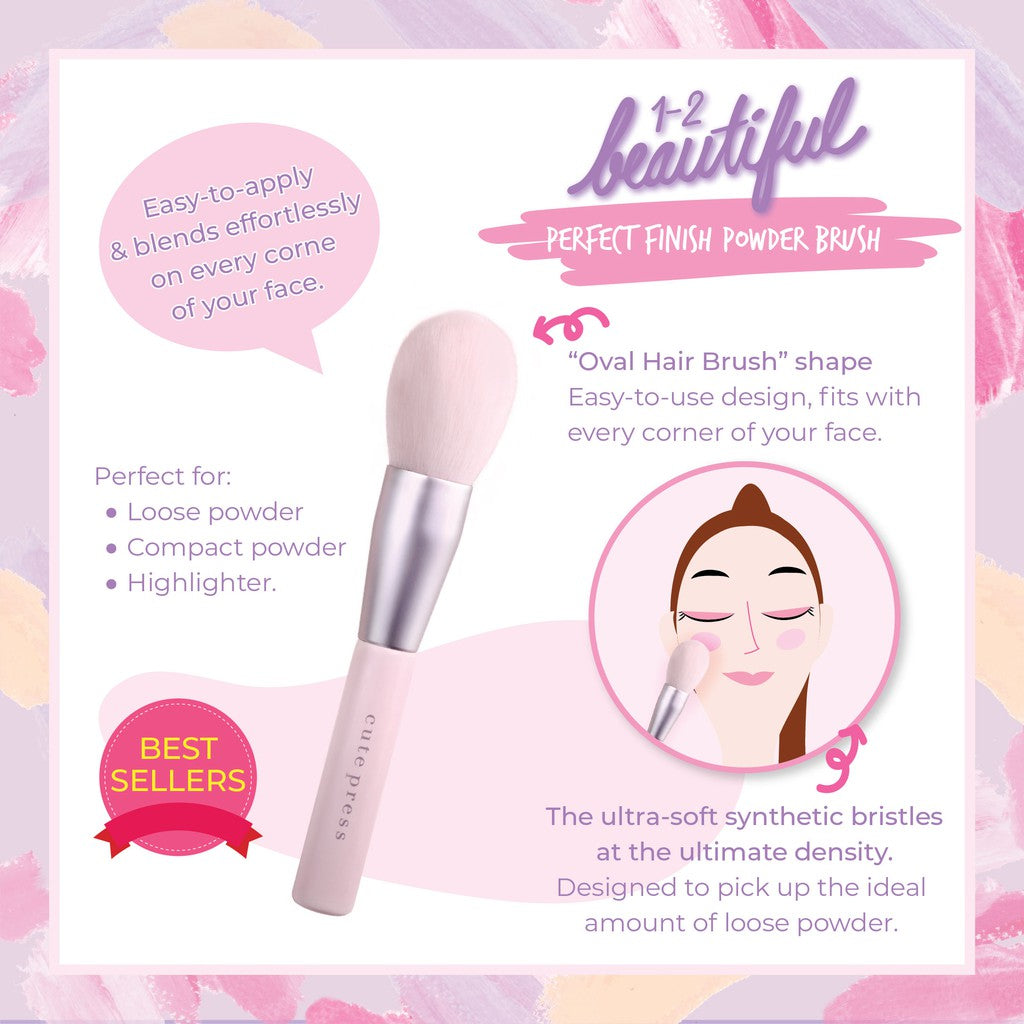 1-2 Beautiful Perfect Finish Powder Brush