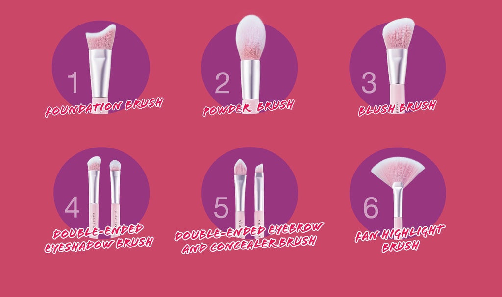 1-2 Beautiful Professional Brush Set