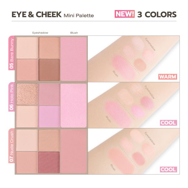 Eye & Cheek Mini Palette [0.8 g.x 4, 4 g.x 1]
