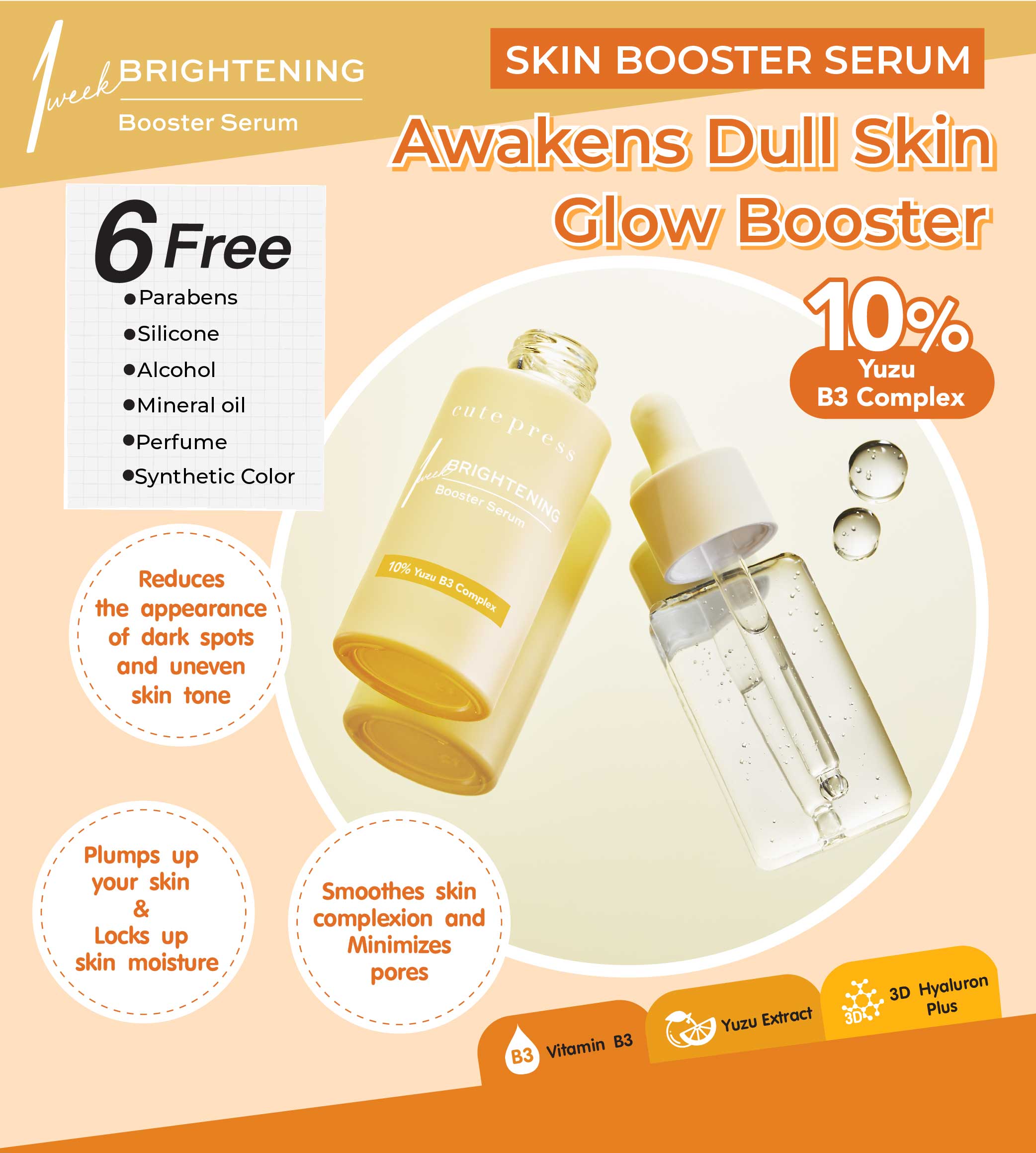 Cute Press 1 Week Brightening Booster Serum [30 ml.]