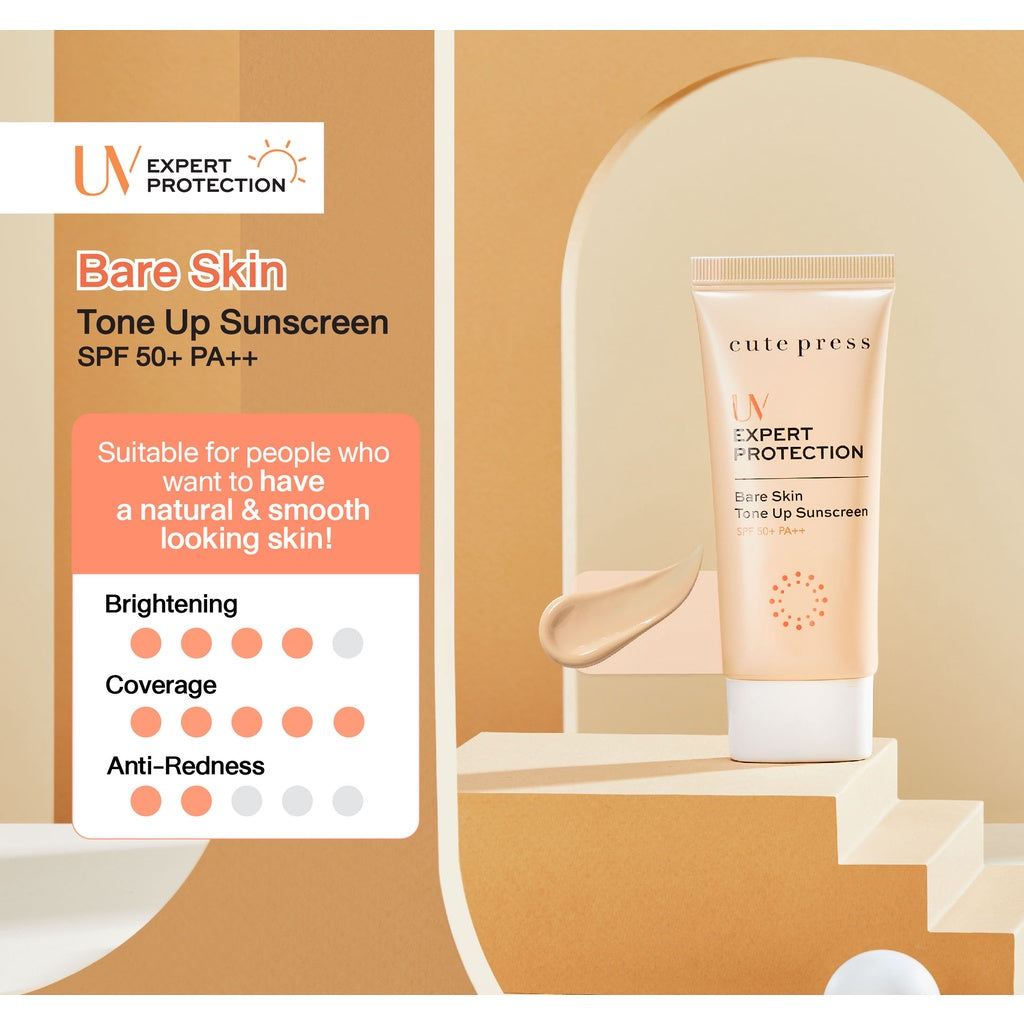 Cute Press UV Expert Protection Tone Up Sunscreen SPF50+ PA++ [30 g.]