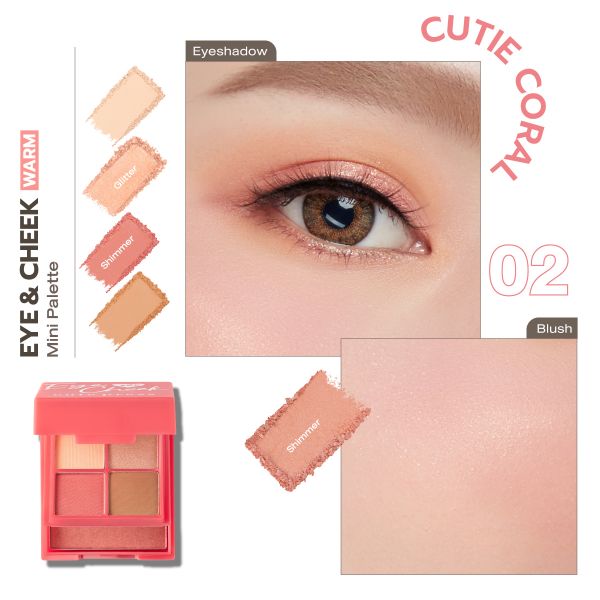 Eye & Cheek Mini Palette [0.8 g.x 4, 4 g.x 1]