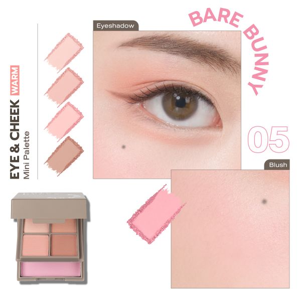 Eye & Cheek Mini Palette [0.8 g.x 4, 4 g.x 1]