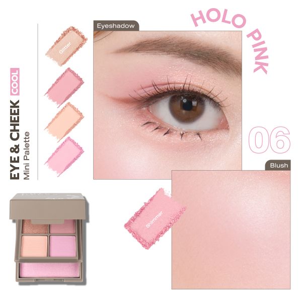 Eye & Cheek Mini Palette [0.8 g.x 4, 4 g.x 1]