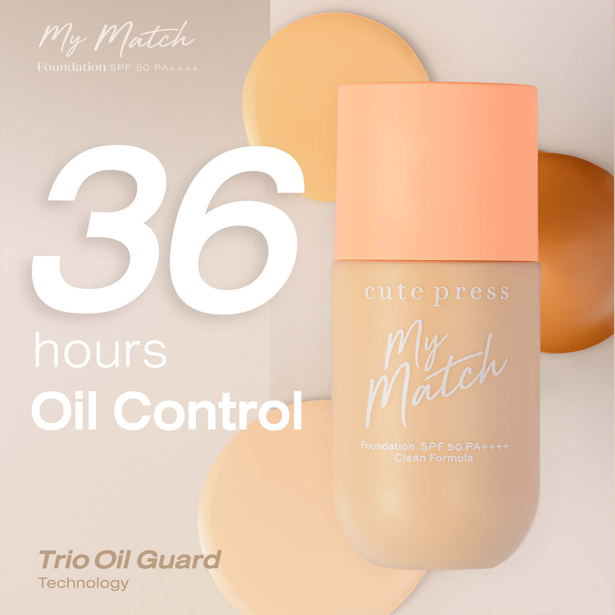 My Match Foundation SPF 50 PA++++ [40 ml.]