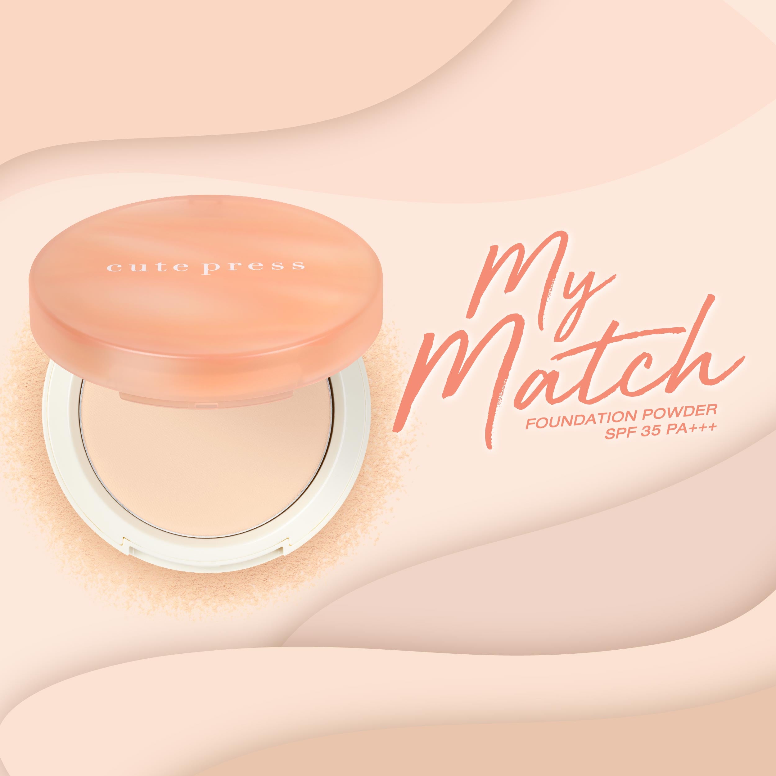 Cute Press My Match Foundation Powder SPF 35 PA+++ [13g.]