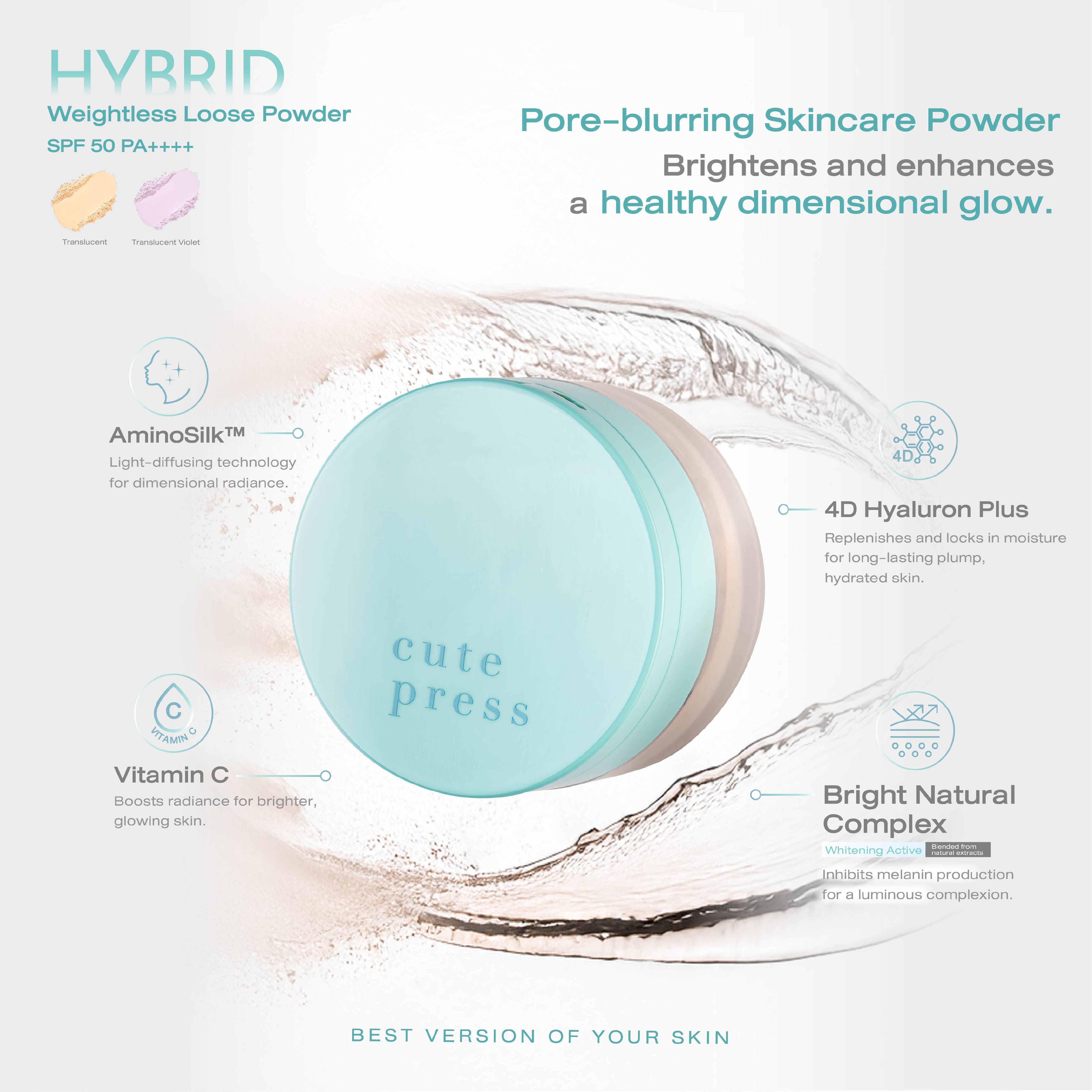 Hybrid Weightless Blurring Loose Powder SPF 15 PA+++ - Translucent [10 g.]