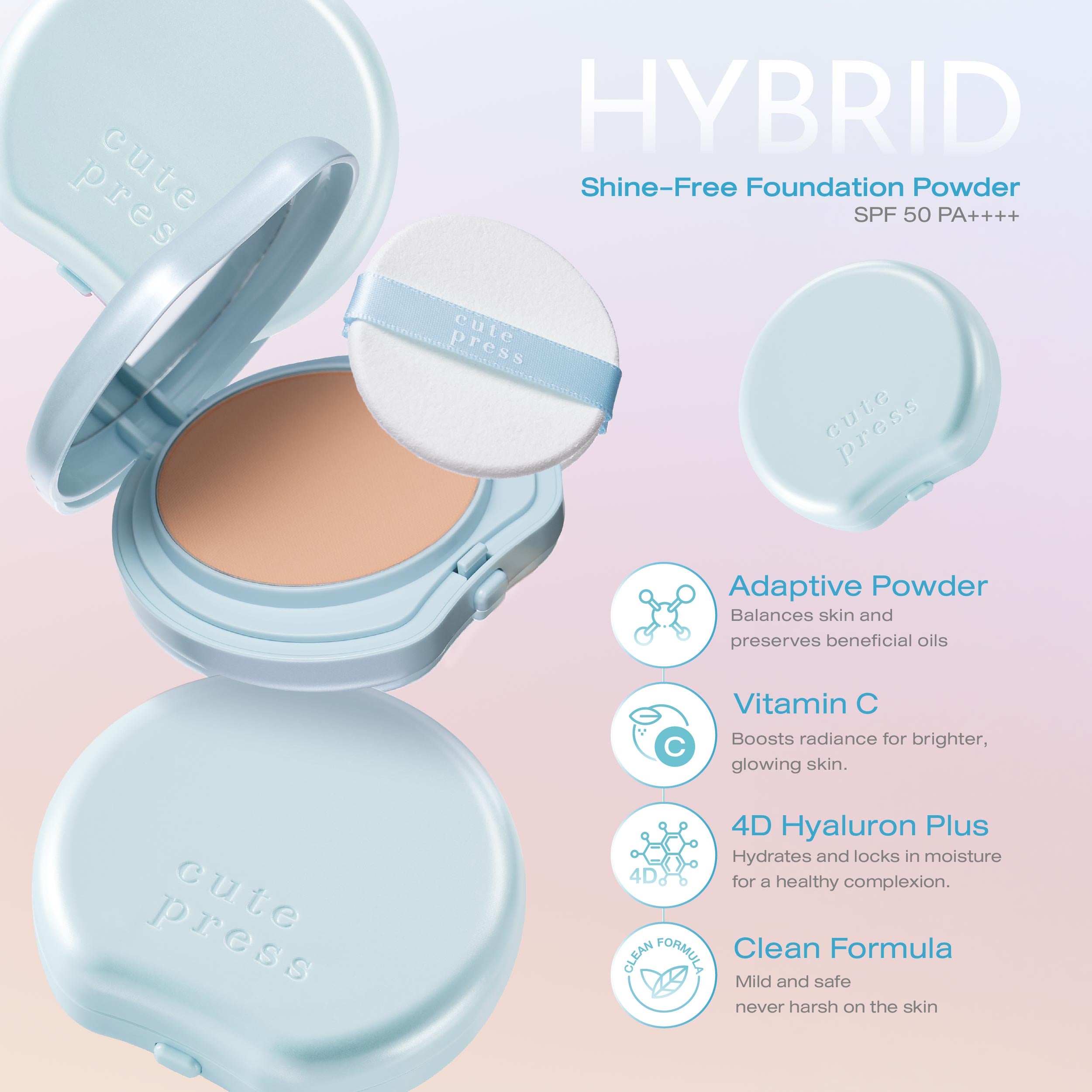 Hybrid Shine-Free Foundation Powder SPF 50 PA++++ [11 g.]
