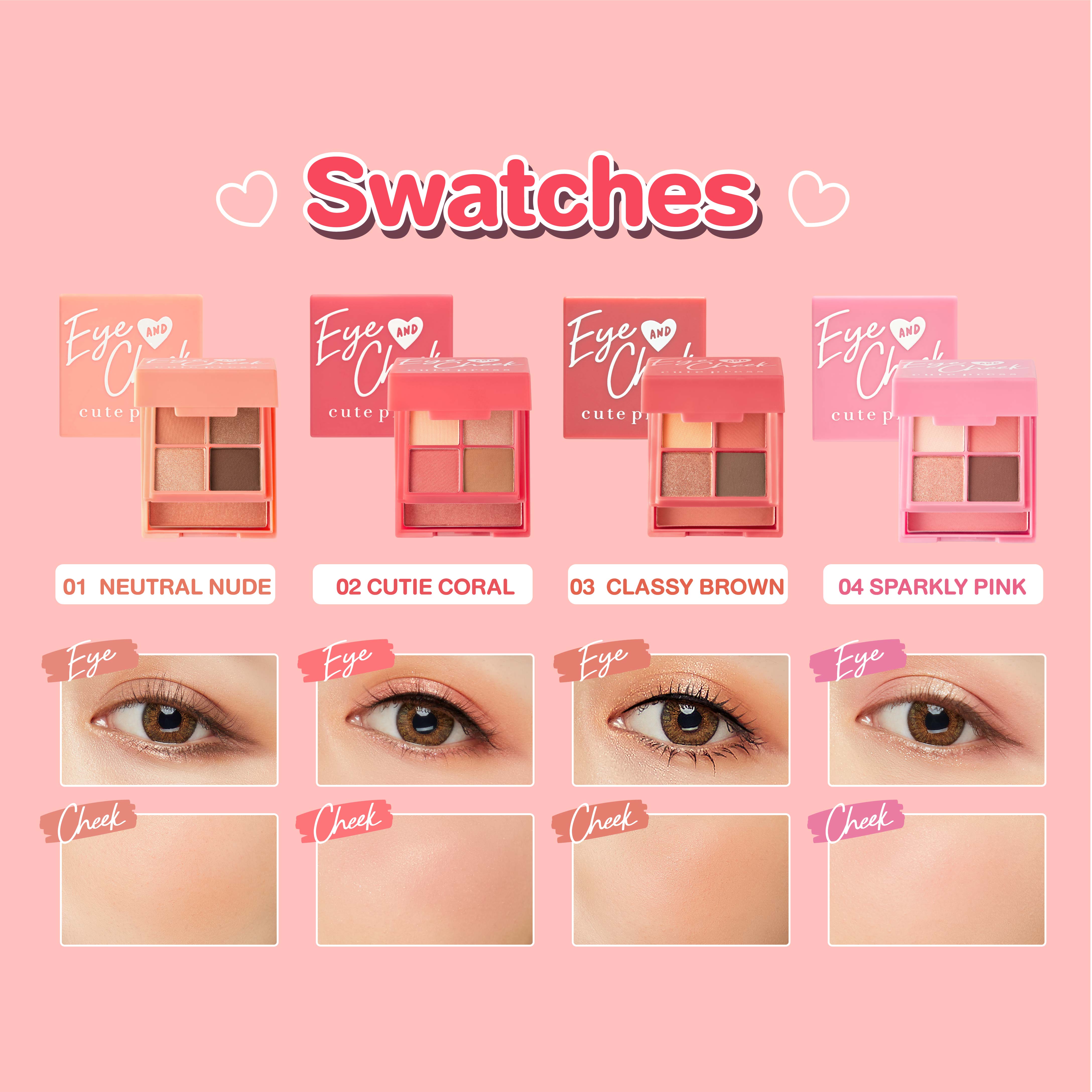 Cute Press Eye & Cheek Mini Palette