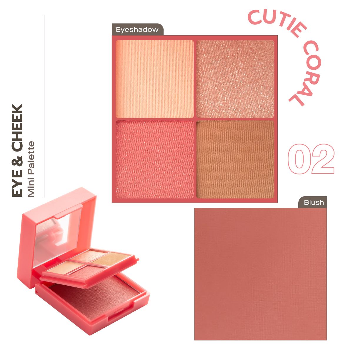 Eye & Cheek Mini Palette [0.8 g.x 4, 4 g.x 1]
