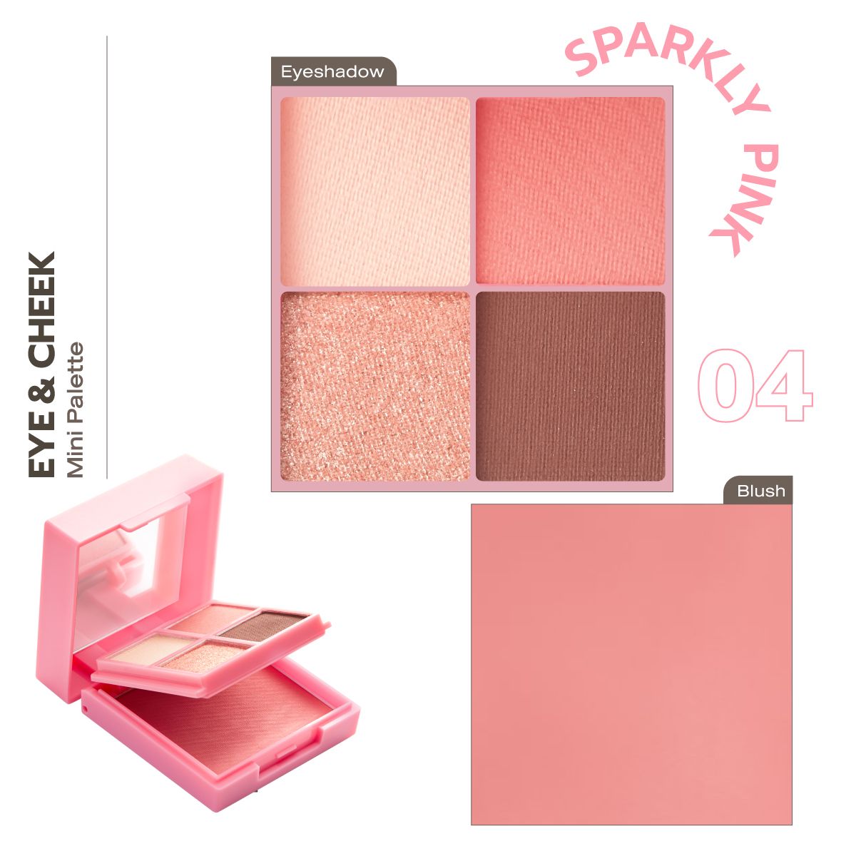 Eye & Cheek Mini Palette [0.8 g.x 4, 4 g.x 1]