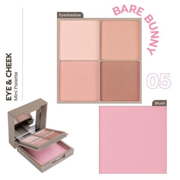 Eye & Cheek Mini Palette [0.8 g.x 4, 4 g.x 1]