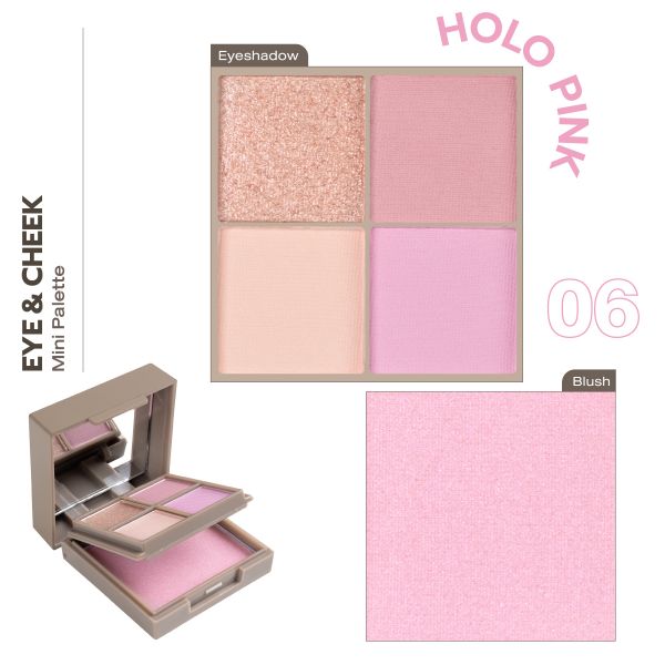 Eye & Cheek Mini Palette [0.8 g.x 4, 4 g.x 1]