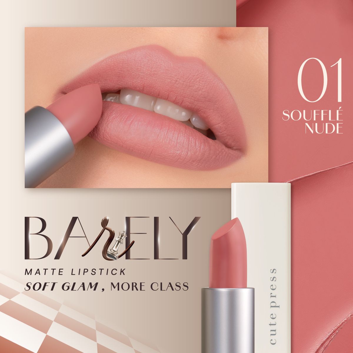 Barely Matte Lipstick [3.7 g.]