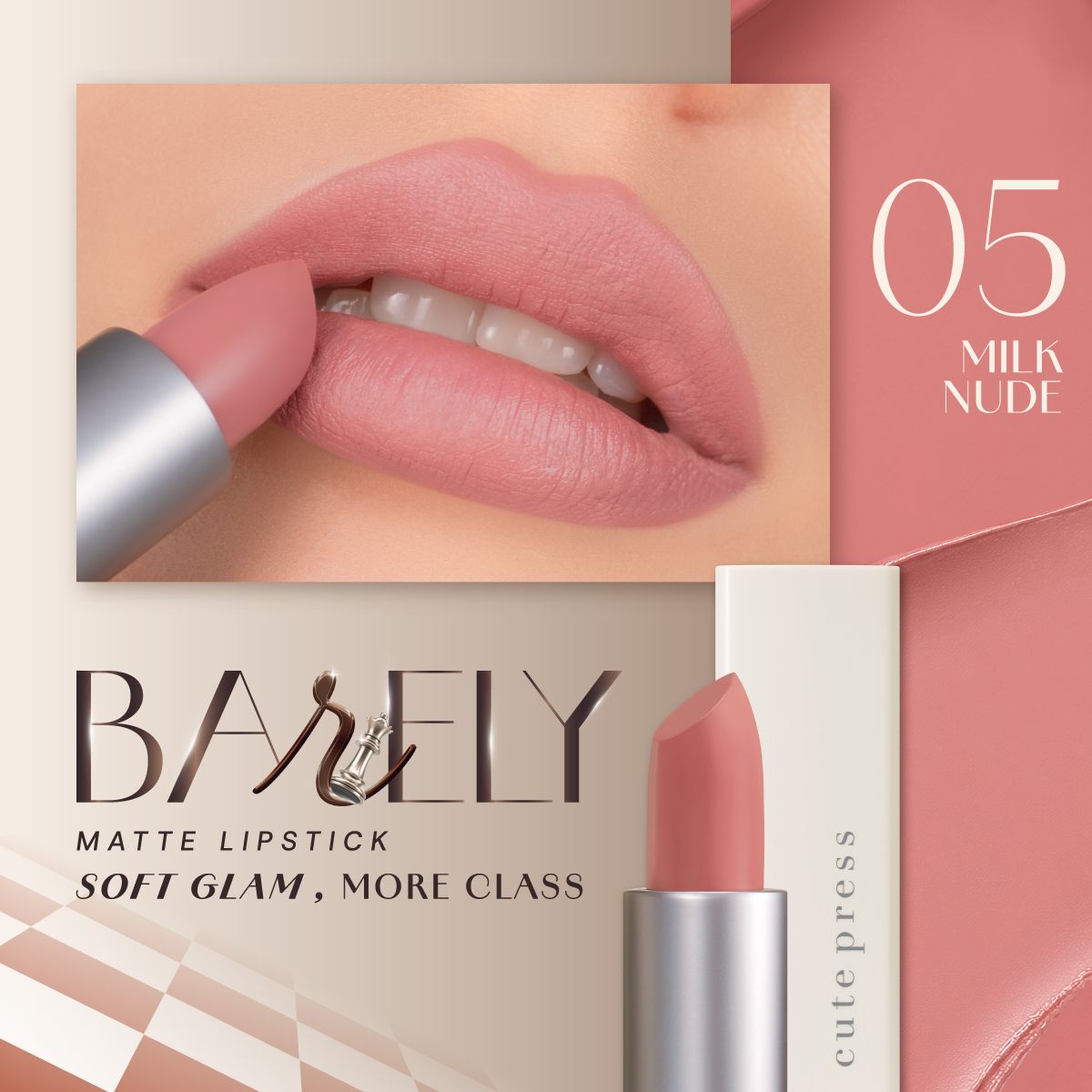 Barely Matte Lipstick [3.7 g.]