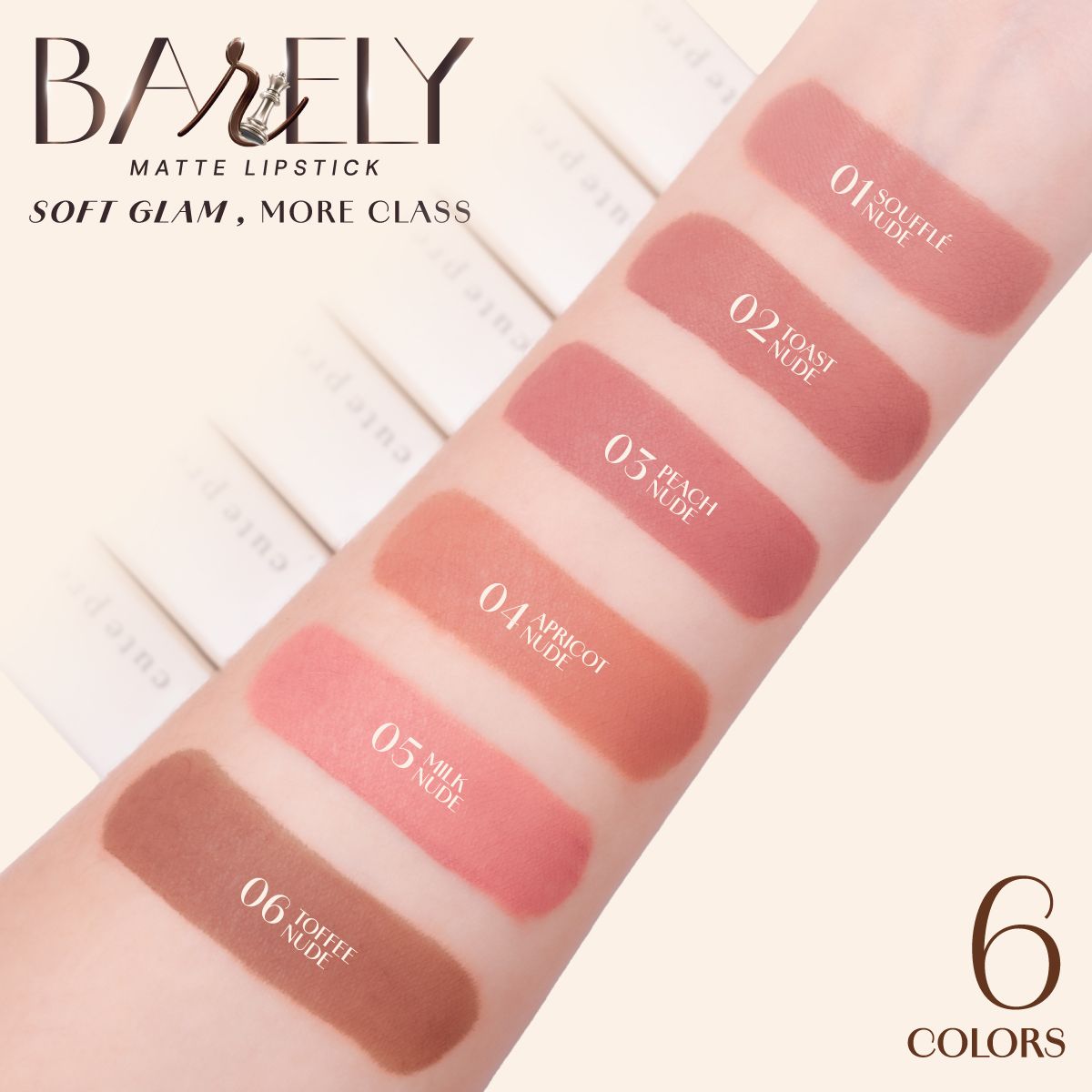 Barely Matte Lipstick [3.7 g.]