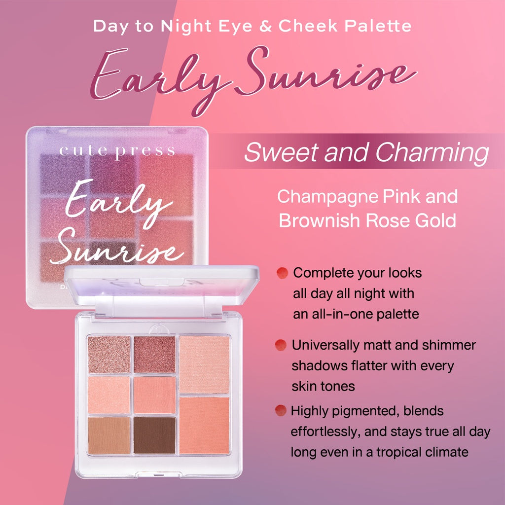 Cute Press Day to Night Eye & Cheek Palette