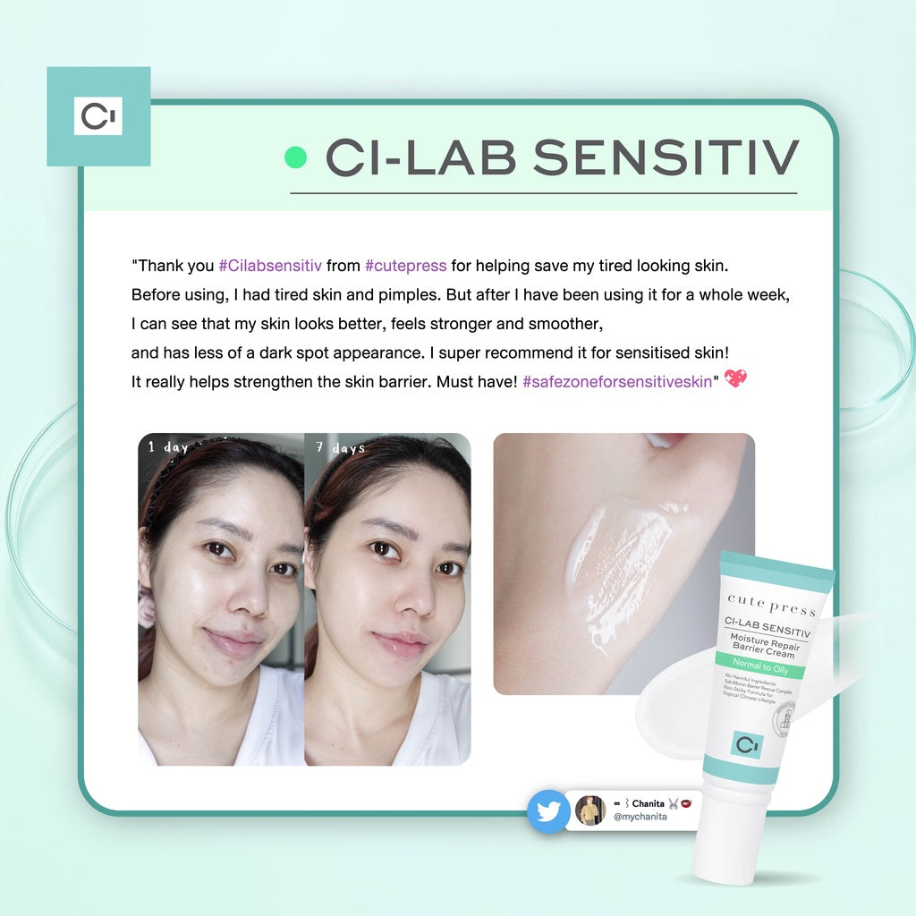 Cute Press Ci-Lab Sensitiv Moisture Repair Barrier Cream - Normal To Oily [50g.]