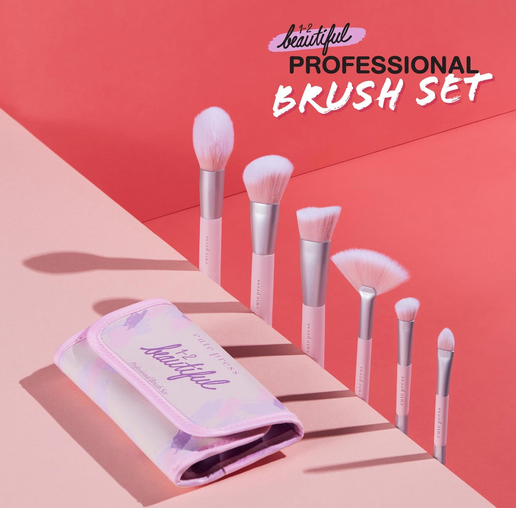 Cute Press 1-2 Beautiful Professional Brush Set