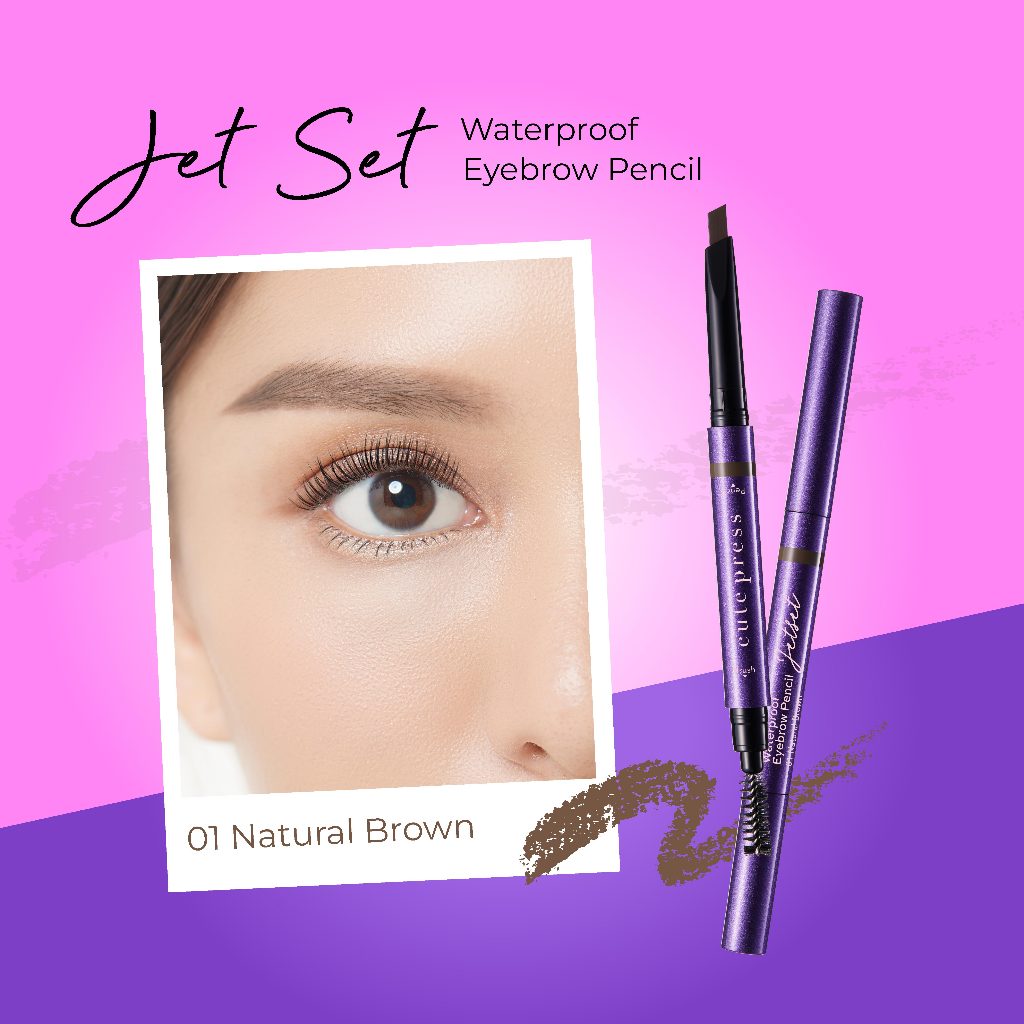 Cute Press Jet Set Professional Waterproof Eyebrow Pencil [0.22 g.]