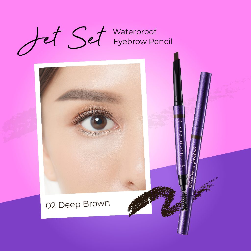 Cute Press Jet Set Professional Waterproof Eyebrow Pencil [0.22 g.]